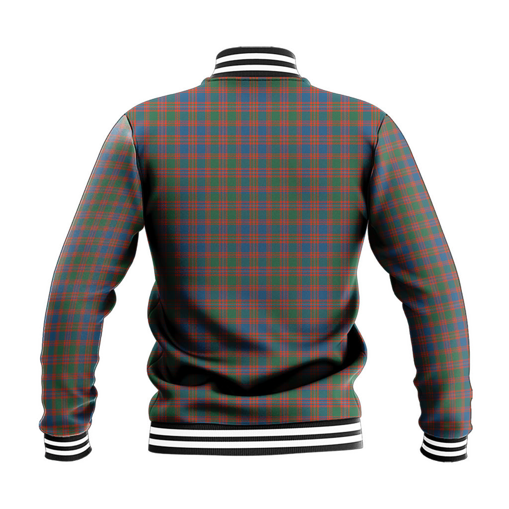 MacIntyre Ancient Tartan Baseball Jacket with Family Crest - Tartan Vibes Clothing