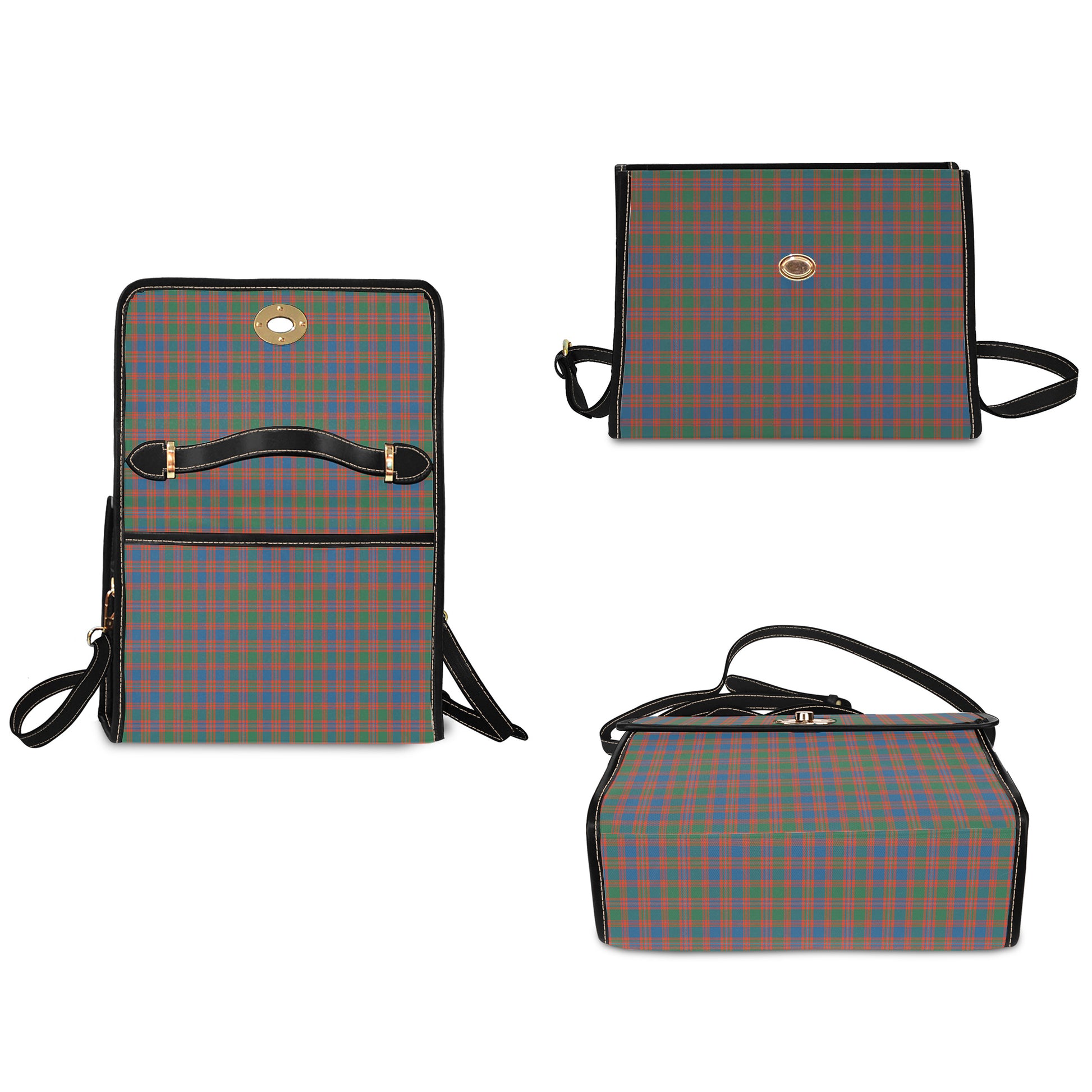 macintyre-ancient-tartan-leather-strap-waterproof-canvas-bag