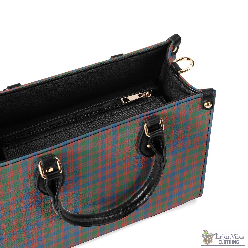 Tartan Vibes Clothing MacIntyre Ancient Tartan Luxury Leather Handbags