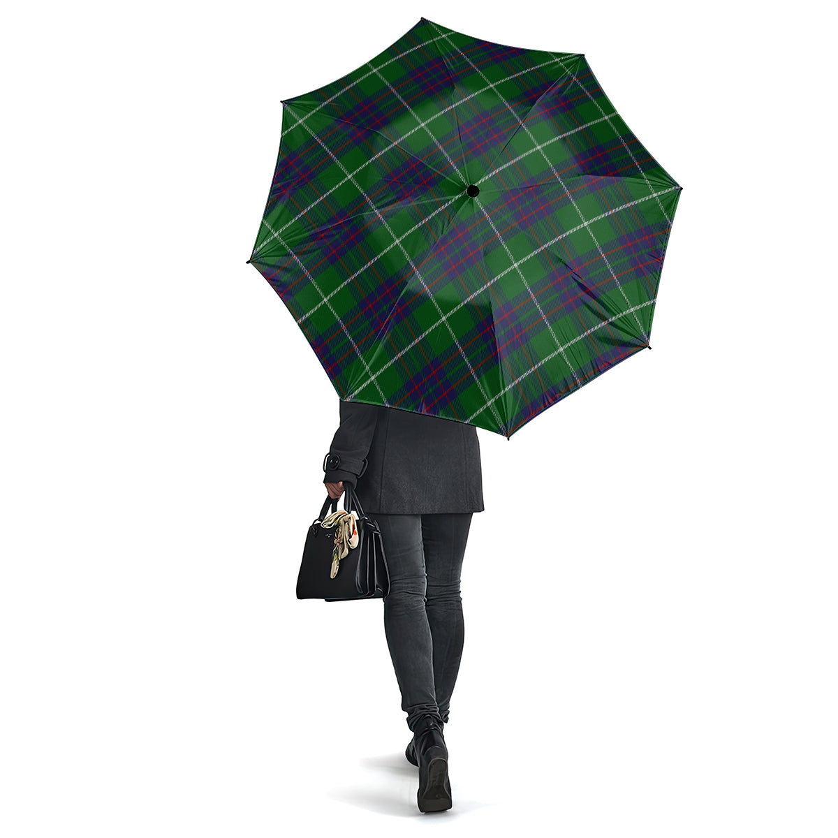 MacIntyre Hunting Tartan Umbrella One Size - Tartanvibesclothing