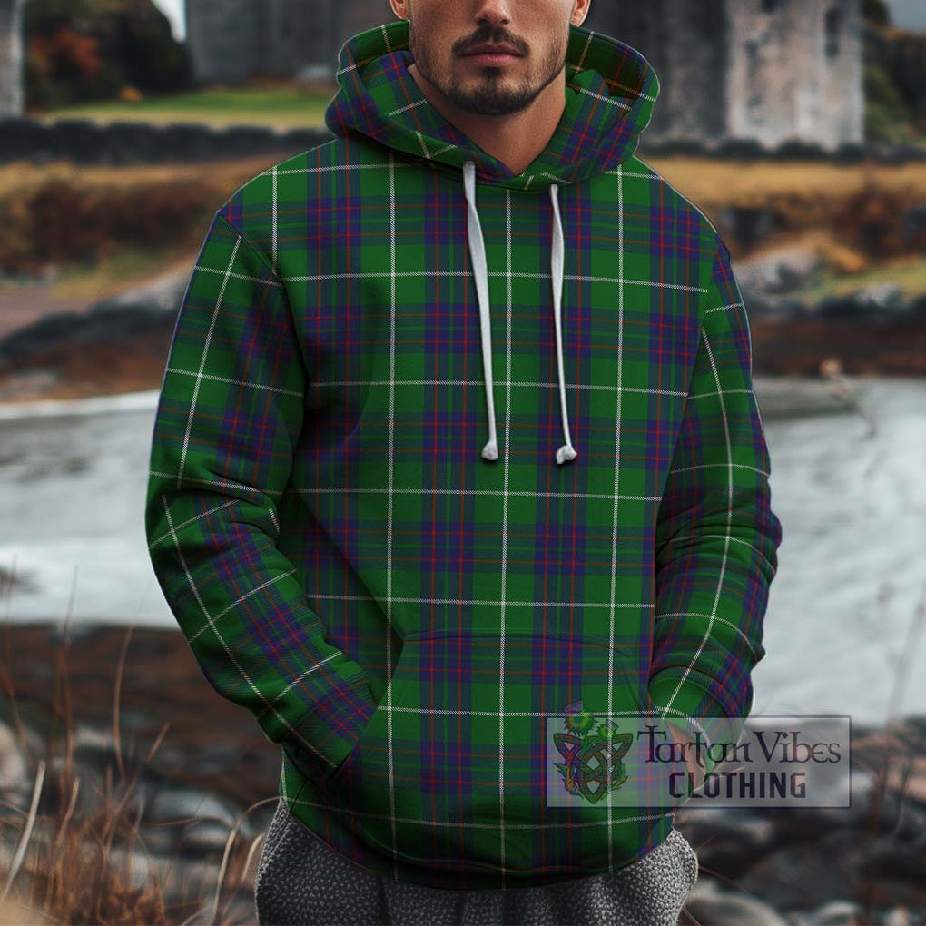 MacIntyre Hunting Tartan Cotton Hoodie Pullover Hoodie XS - Tartan Vibes Clothing