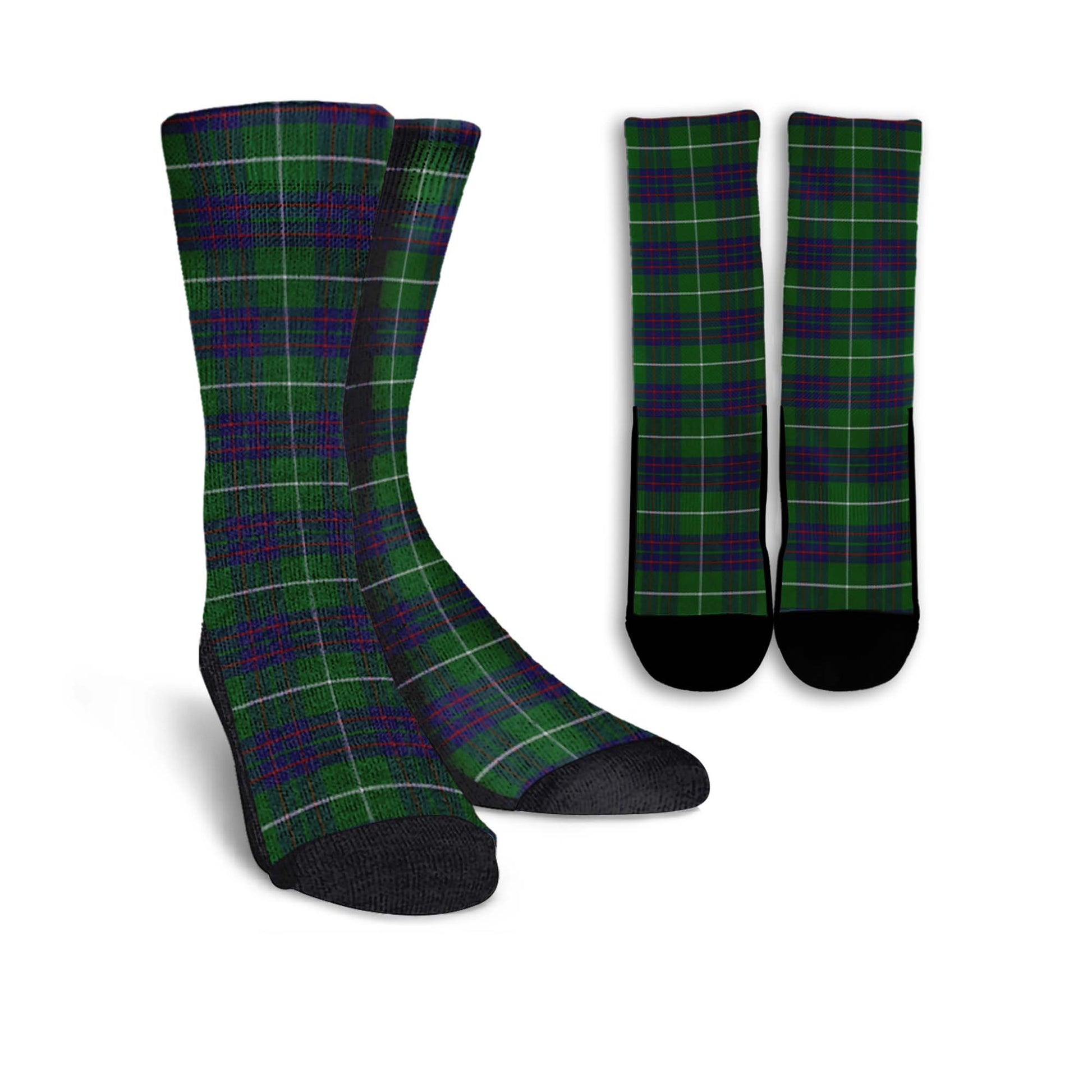 MacIntyre Hunting Tartan Crew Socks - Tartanvibesclothing