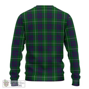 MacIntyre Hunting Tartan Ugly Sweater with Family Crest DNA In Me Style