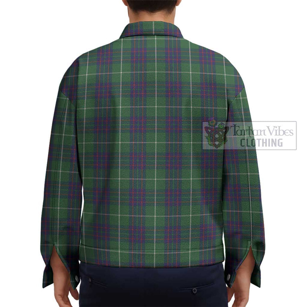 MacIntyre Hunting Tartan Unisex Lapel Cotton Jacket - Tartan Vibes Clothing