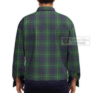 MacIntyre Hunting Tartan Unisex Lapel Cotton Jacket