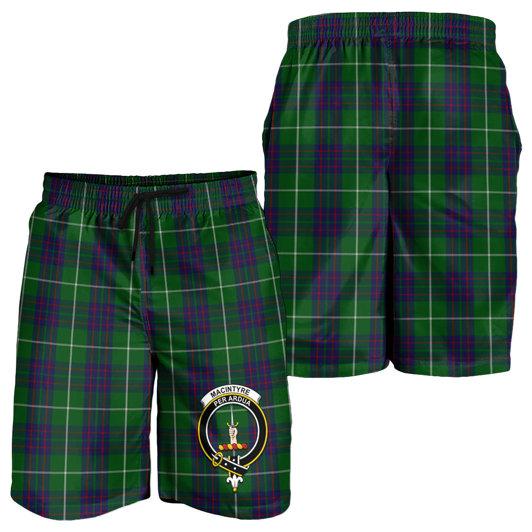 macintyre-hunting-tartan-mens-shorts-with-family-crest