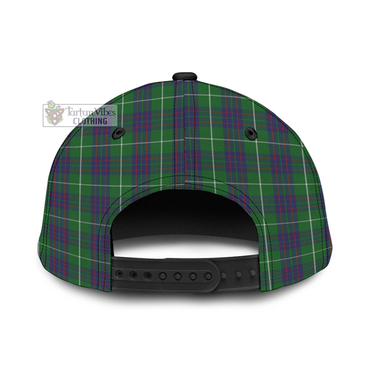 Tartan Vibes Clothing MacIntyre Hunting Tartan Classic Cap with Family Crest In Me Style