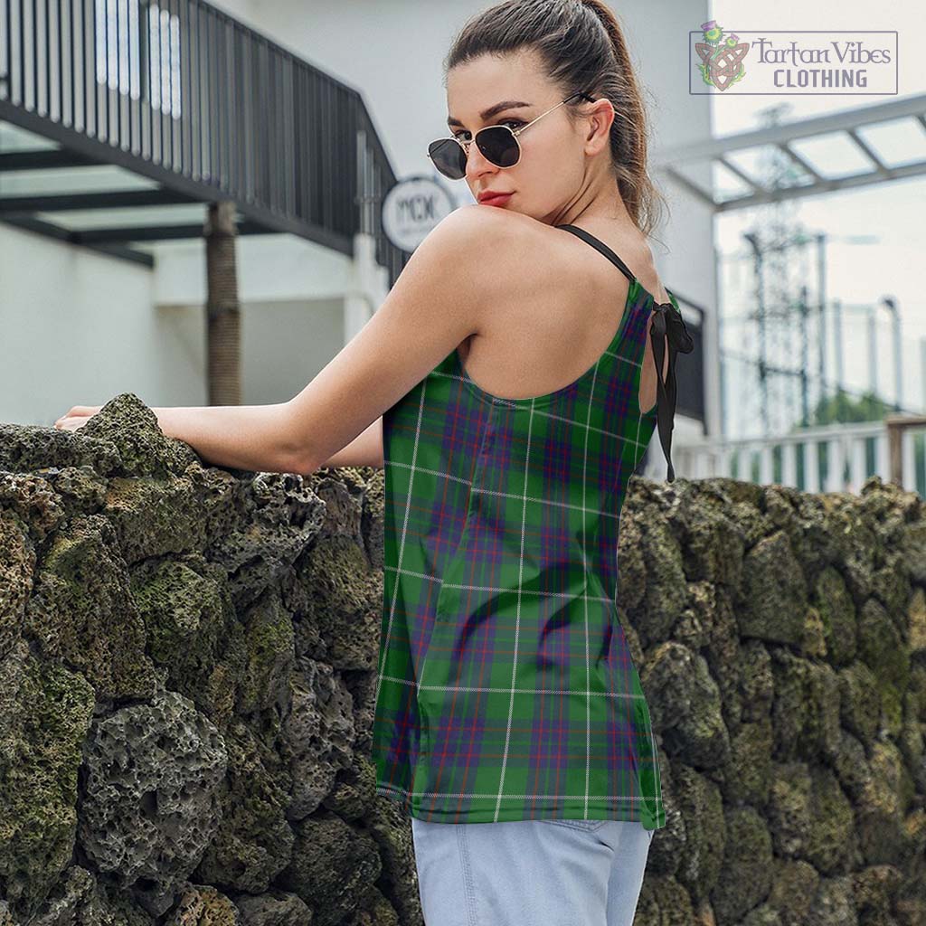 Tartan Vibes Clothing MacIntyre Hunting Tartan Loose Halter Neck Camisole