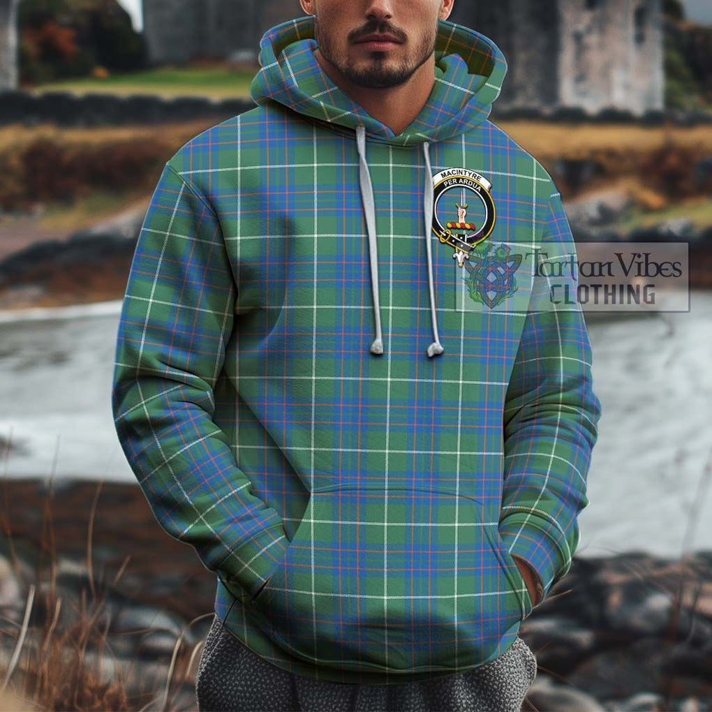 MacIntyre Hunting Ancient Tartan Cotton Hoodie with Family Crest Pullover Hoodie XS - Tartan Vibes Clothing