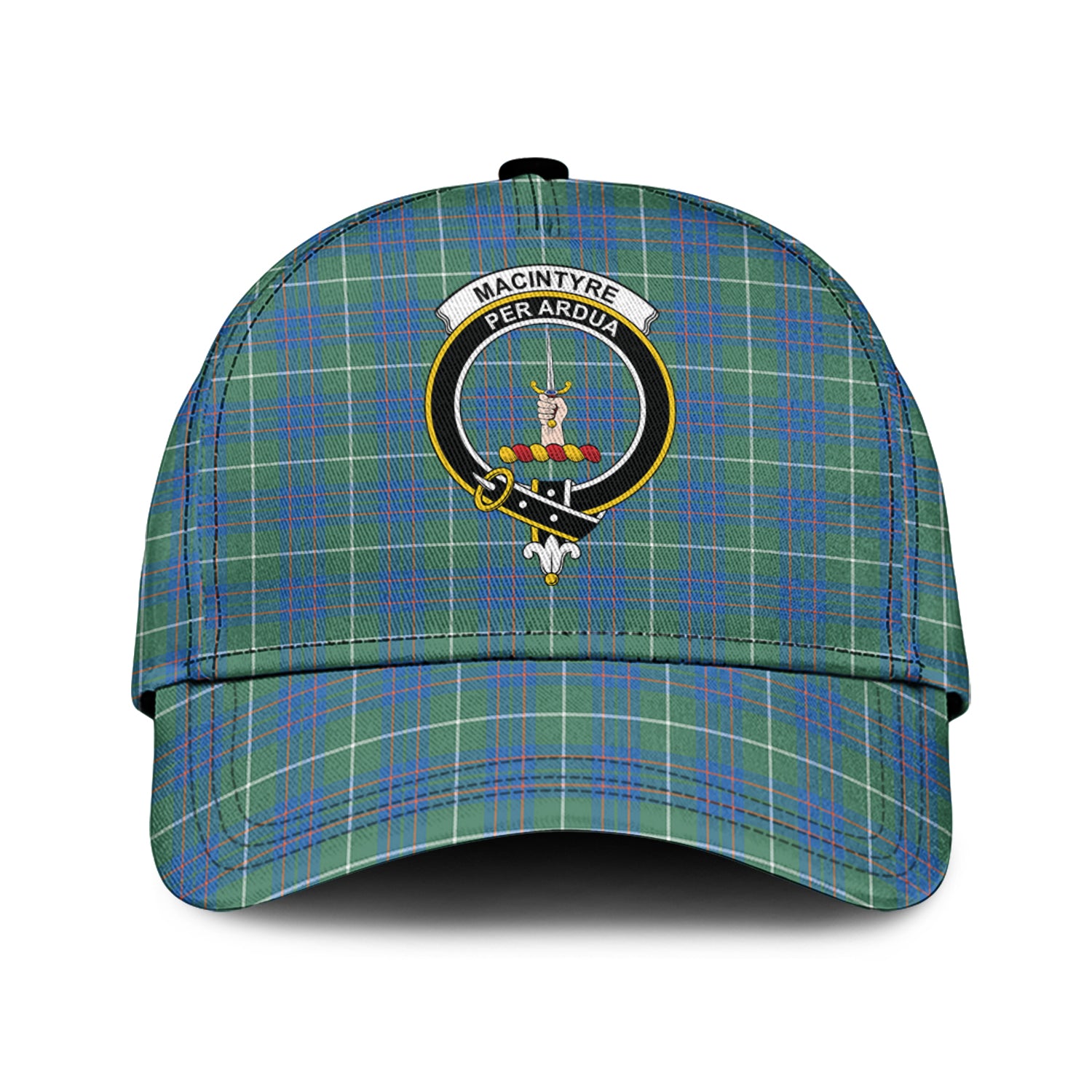 MacIntyre Hunting Ancient Tartan Classic Cap with Family Crest Classic Cap Universal Fit - Tartan Vibes Clothing