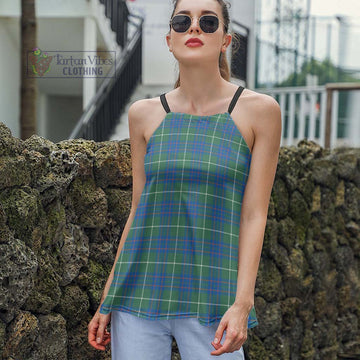 MacIntyre Hunting Ancient Tartan Loose Halter Neck Camisole