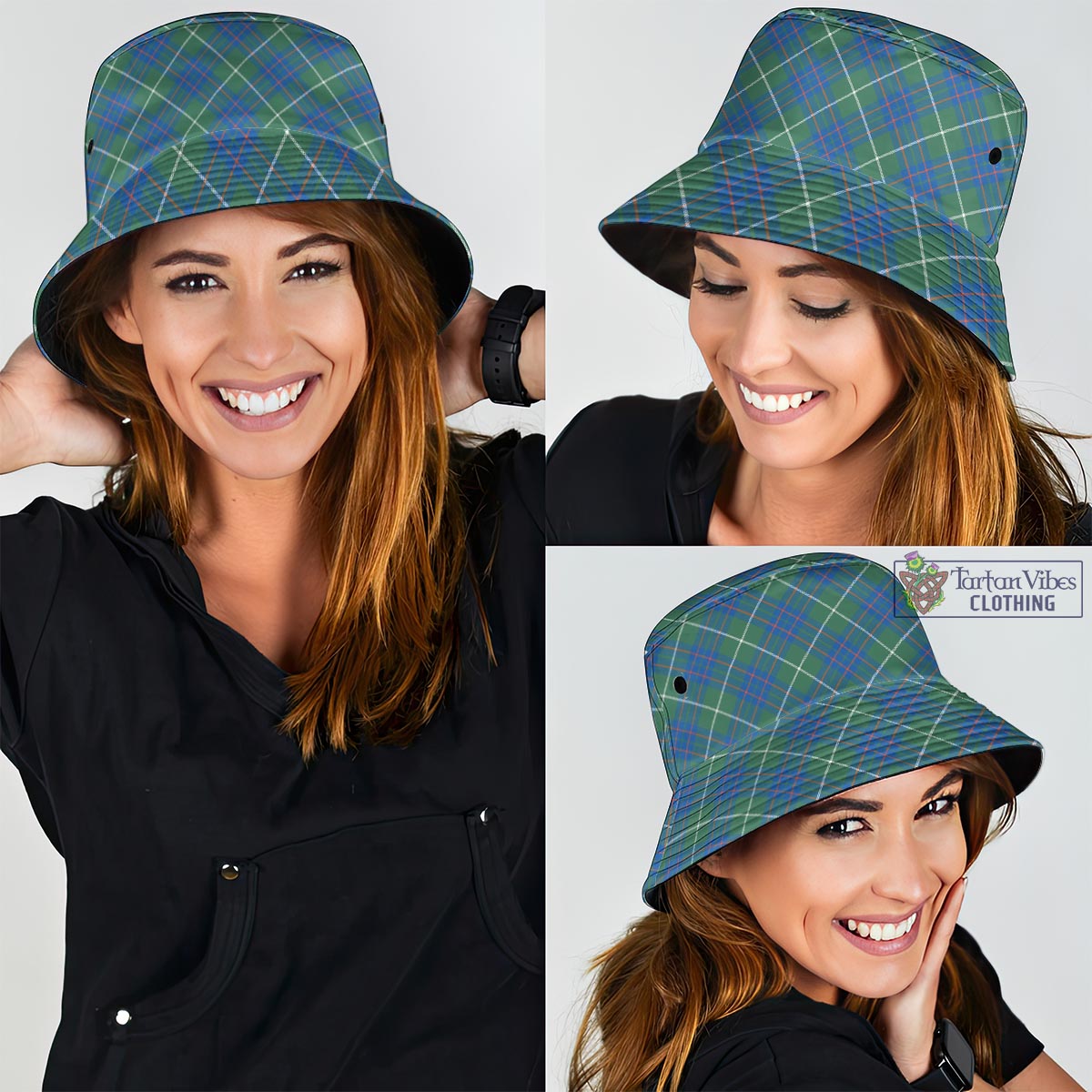 Tartan Vibes Clothing MacIntyre Hunting Ancient Tartan Bucket Hat