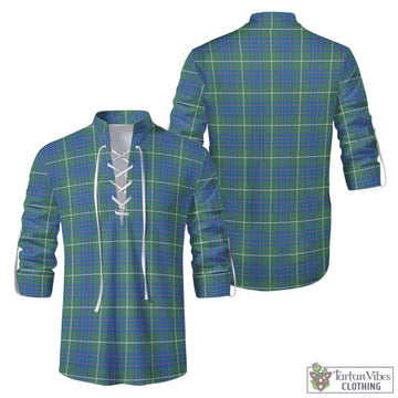 MacIntyre Hunting Ancient Tartan Men's Scottish Traditional Jacobite Ghillie Kilt Shirt