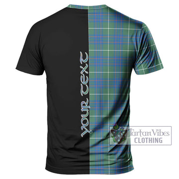 MacIntyre Hunting Ancient Tartan T-Shirt with Family Crest and Half Of Me Style