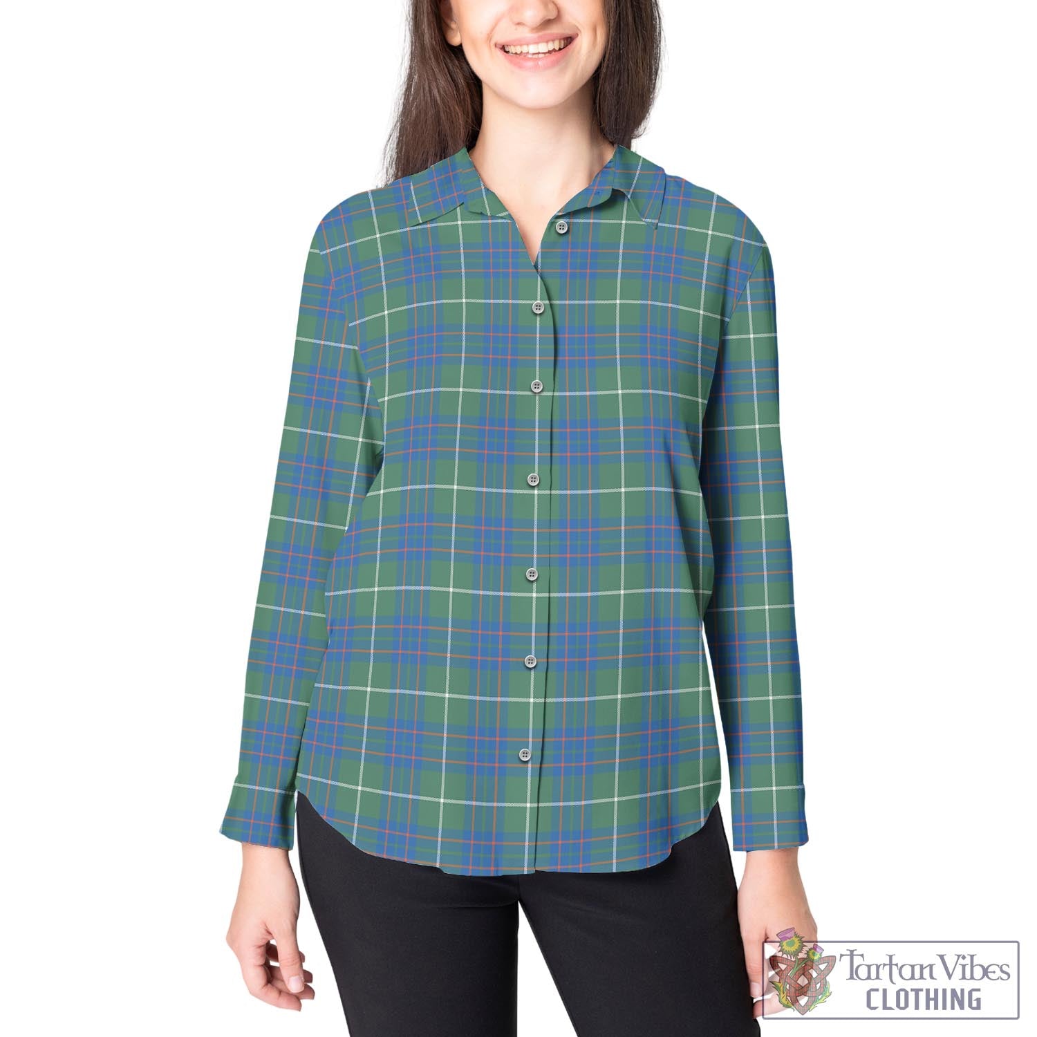 MacIntyre Hunting Ancient Tartan Womens Casual Shirt