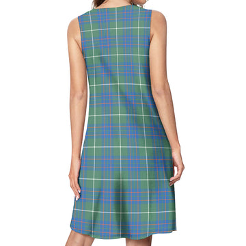 MacIntyre Hunting Ancient Tartan Womens Casual Dresses