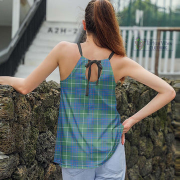 MacIntyre Hunting Ancient Tartan Loose Halter Neck Camisole