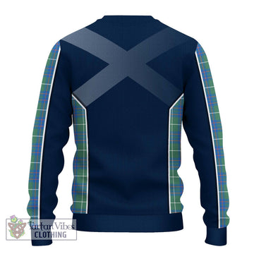 MacIntyre Hunting Ancient Tartan Ugly Sweater with Family Crest and Lion Rampant Vibes Sport Style