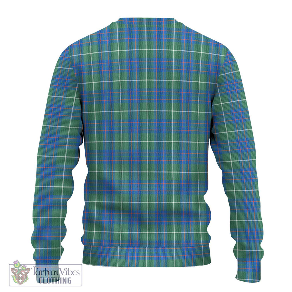 MacIntyre Hunting Ancient Tartan Knitted Sweater with Family Crest DNA In Me Style - Tartanvibesclothing Shop