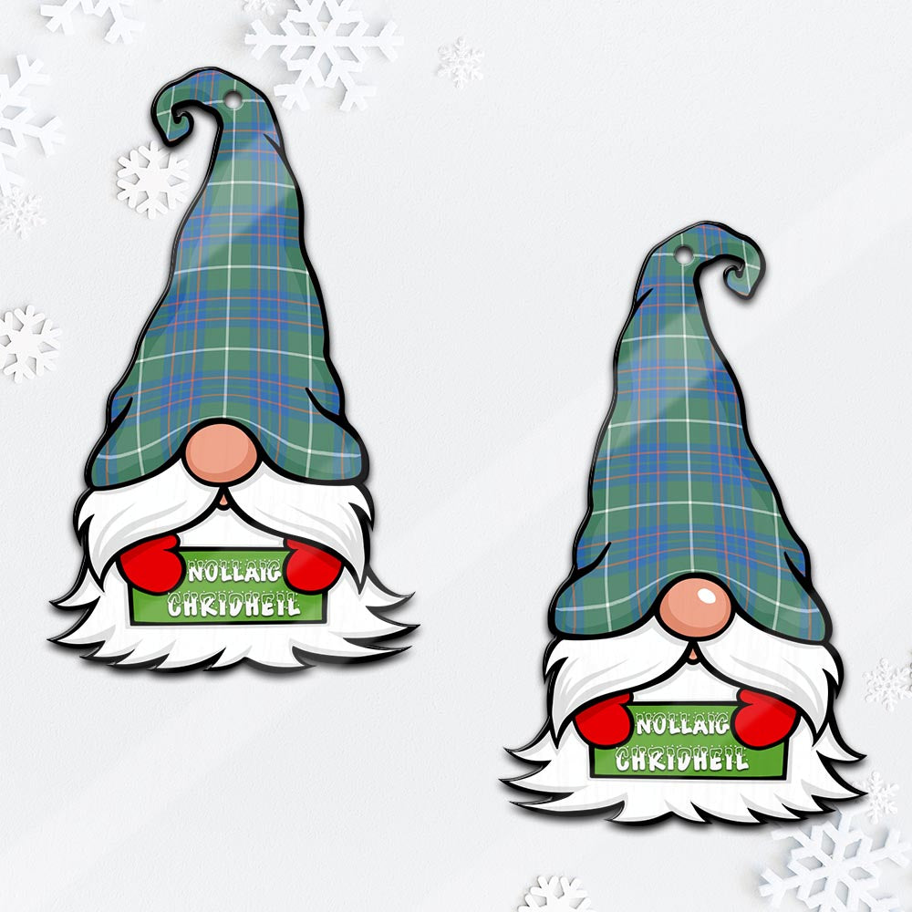 MacIntyre Hunting Ancient Gnome Christmas Ornament with His Tartan Christmas Hat - Tartan Vibes Clothing