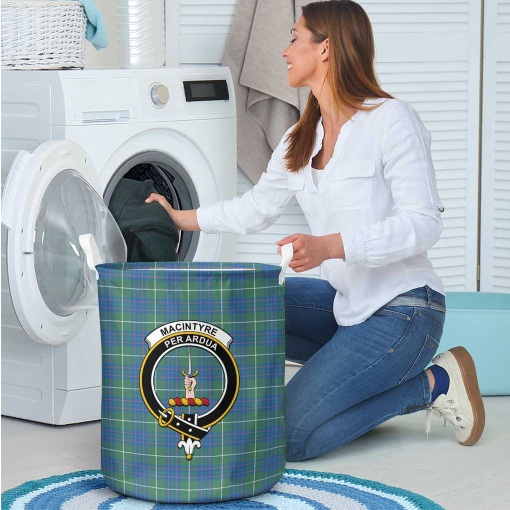 MacIntyre Hunting Ancient Tartan Laundry Basket with Family Crest - Tartanvibesclothing Shop