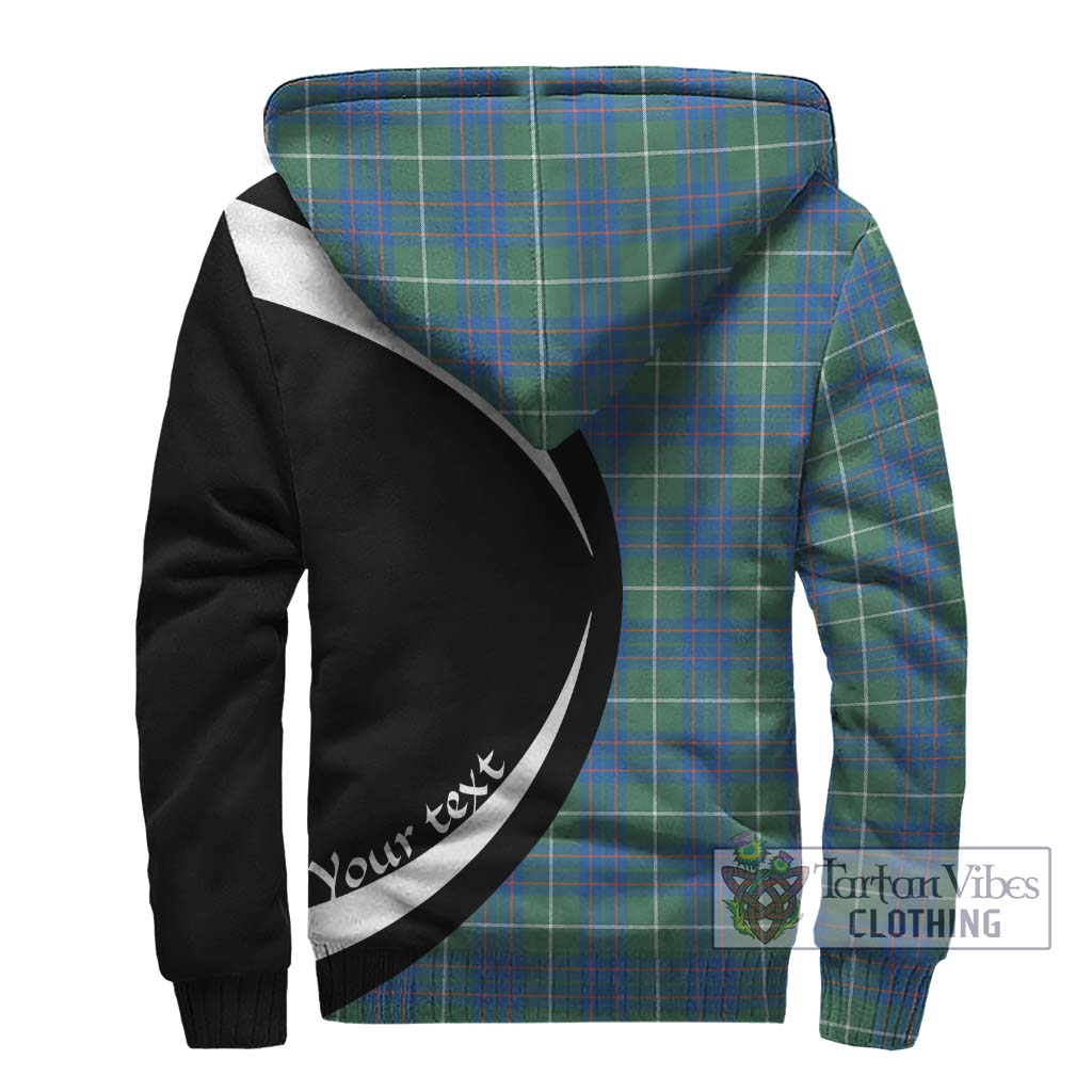 MacIntyre Hunting Ancient Tartan Sherpa Hoodie with Family Crest Circle Style - Tartan Vibes Clothing