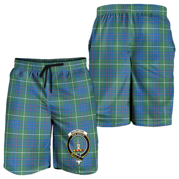 MacIntyre Hunting Ancient Tartan Mens Shorts with Family Crest