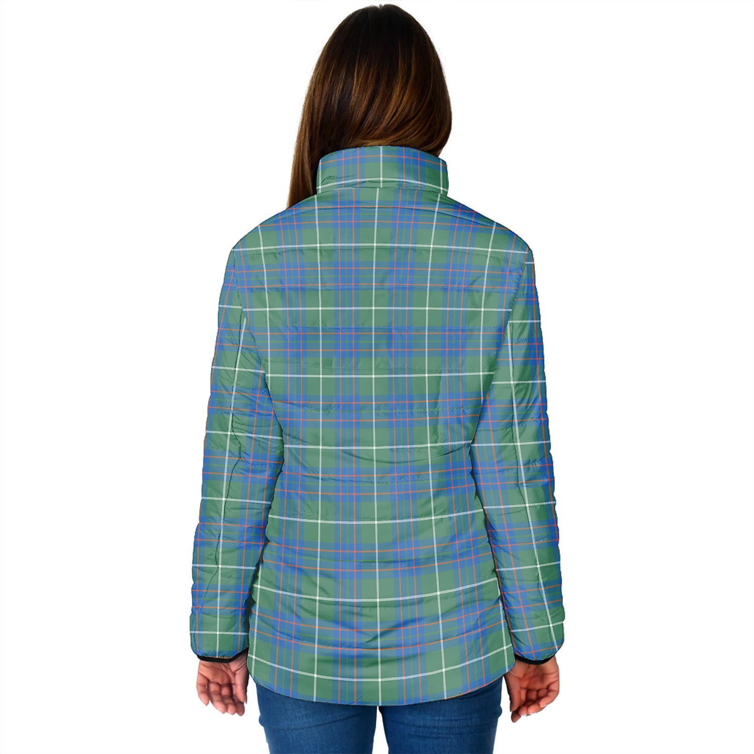 MacIntyre Hunting Ancient Tartan Padded Jacket with Family Crest - Tartan Vibes Clothing