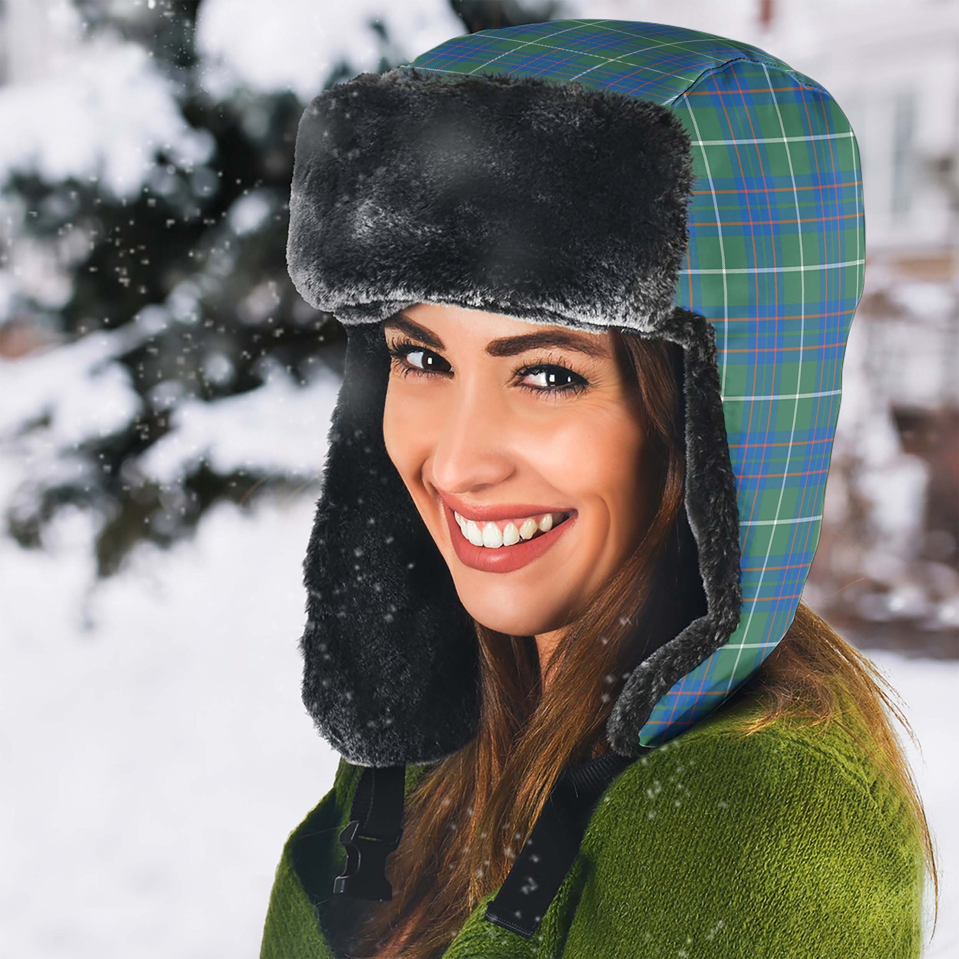 MacIntyre Hunting Ancient Tartan Winter Trapper Hat - Tartanvibesclothing