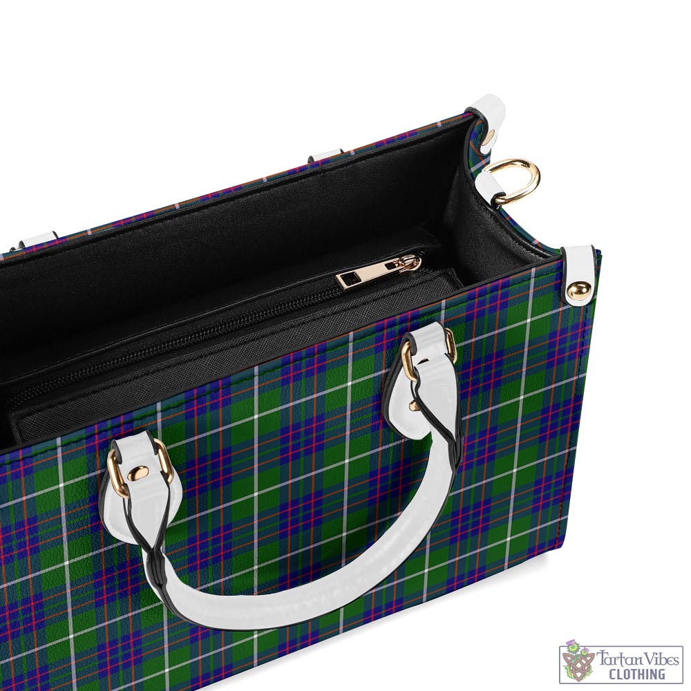 Tartan Vibes Clothing MacIntyre Hunting Modern Tartan Luxury Leather Handbags