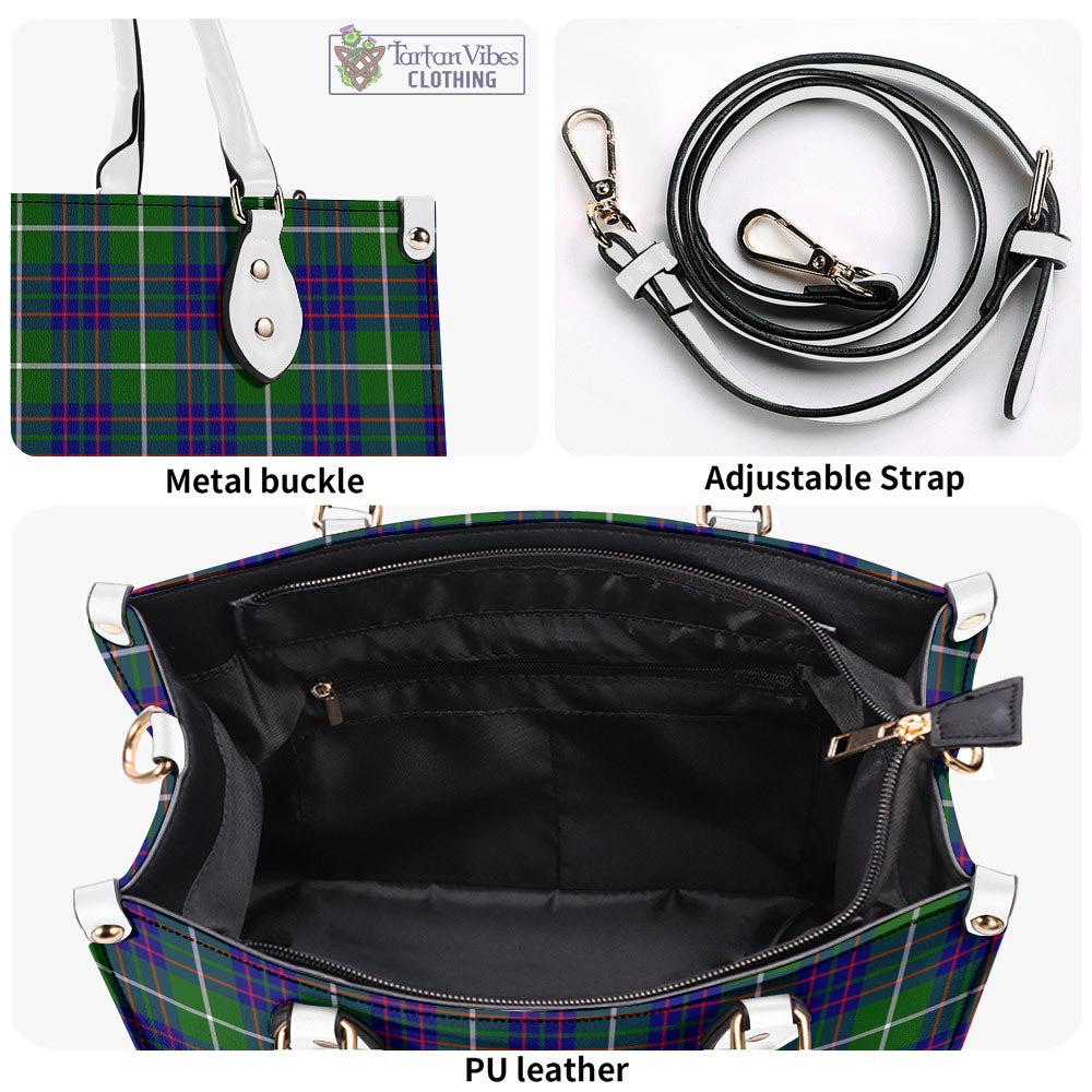 Tartan Vibes Clothing MacIntyre Hunting Modern Tartan Luxury Leather Handbags