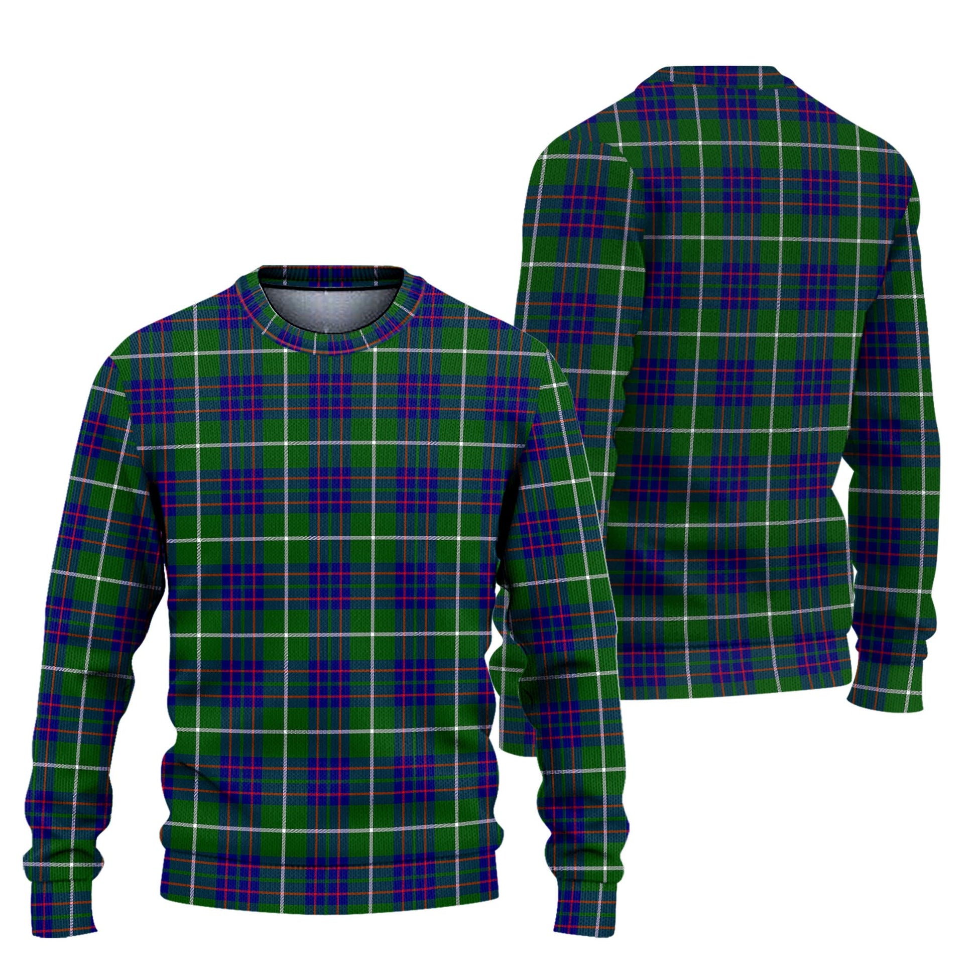 MacIntyre Hunting Modern Tartan Knitted Sweater Unisex - Tartanvibesclothing