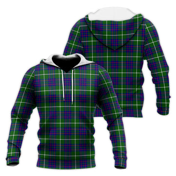 MacIntyre Hunting Modern Tartan Knitted Hoodie