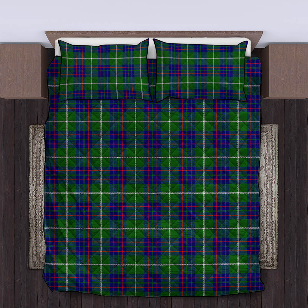 MacIntyre Hunting Modern Tartan Quilt Bed Set King - Tartan Vibes Clothing