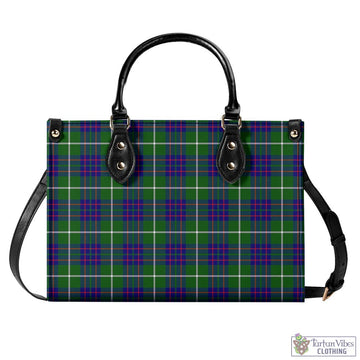 MacIntyre Hunting Modern Tartan Luxury Leather Handbags