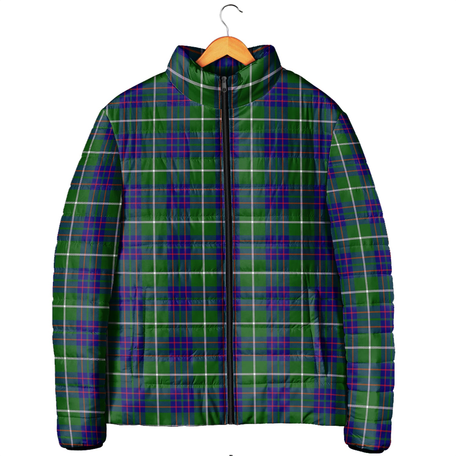 MacIntyre Hunting Modern Tartan Padded Jacket Men's Padded Jacket - Tartan Vibes Clothing