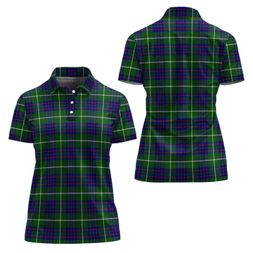 MacIntyre Hunting Modern Tartan Polo Shirt For Women