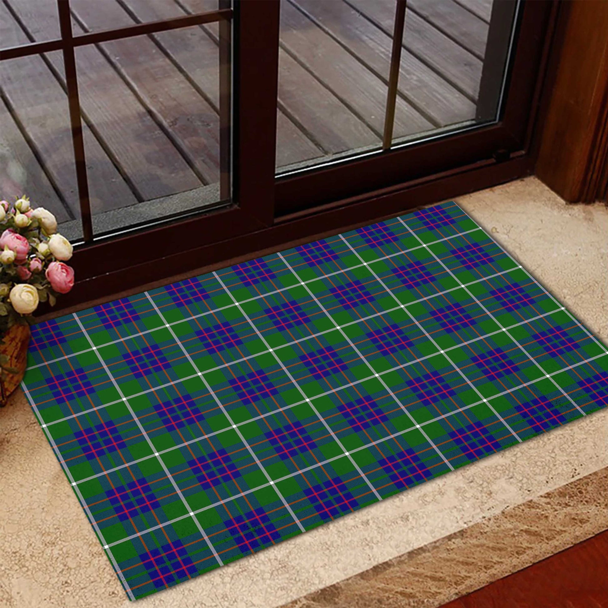 MacIntyre Hunting Modern Tartan Door Mat - Tartanvibesclothing