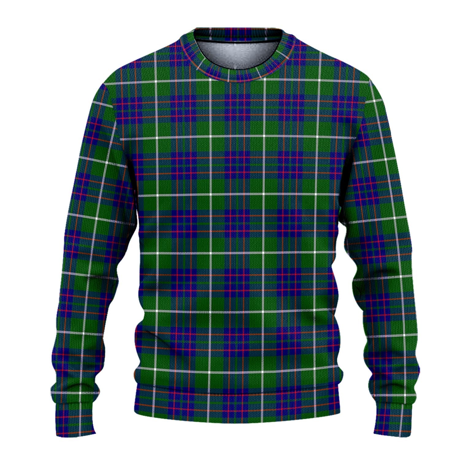 MacIntyre Hunting Modern Tartan Knitted Sweater - Tartanvibesclothing