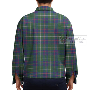 MacIntyre Hunting Modern Tartan Unisex Lapel Cotton Jacket