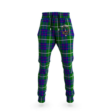 MacIntyre Hunting Modern Tartan Joggers Pants with Family Crest