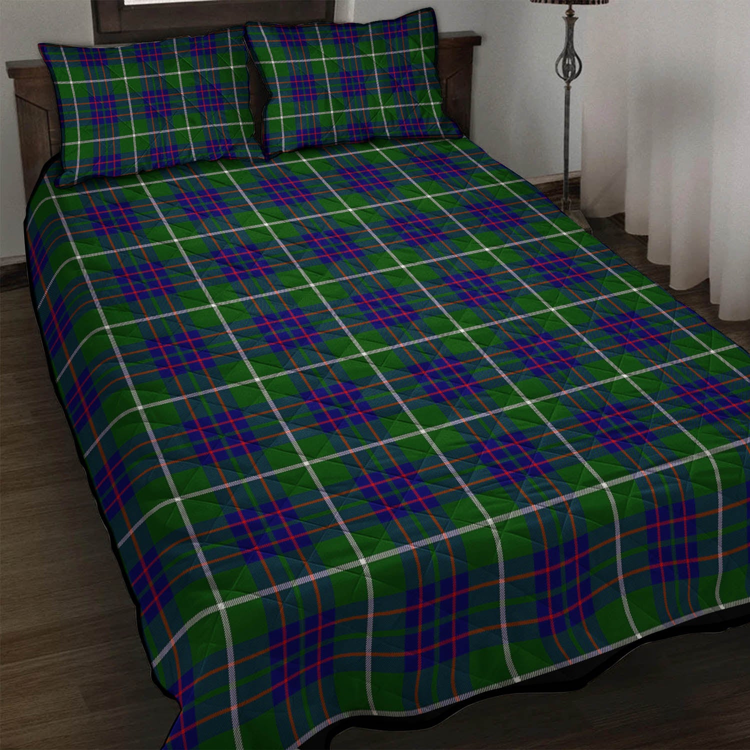 MacIntyre Hunting Modern Tartan Quilt Bed Set - Tartan Vibes Clothing