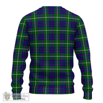 MacIntyre Hunting Modern Tartan Ugly Sweater with Family Crest DNA In Me Style