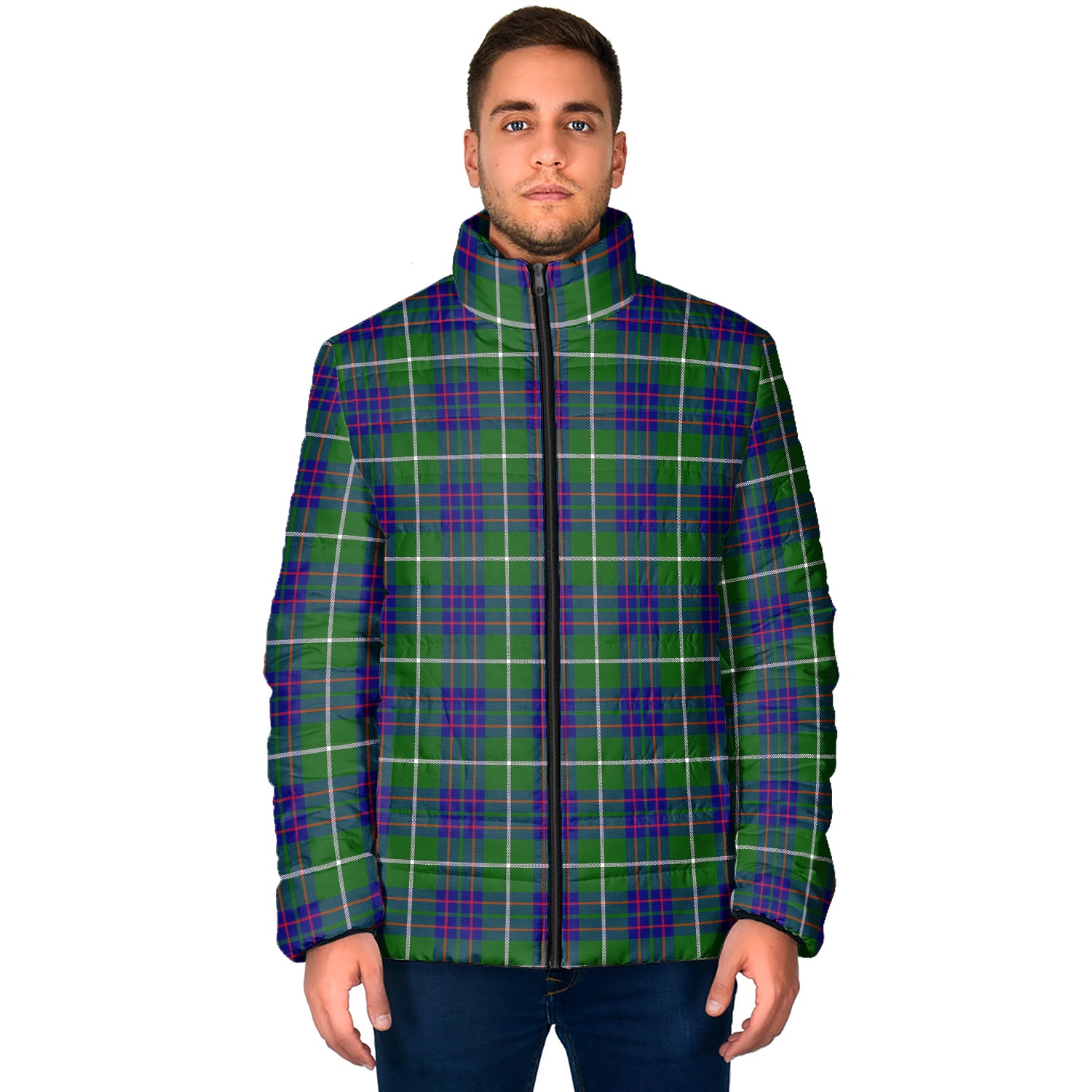 MacIntyre Hunting Modern Tartan Padded Jacket - Tartan Vibes Clothing