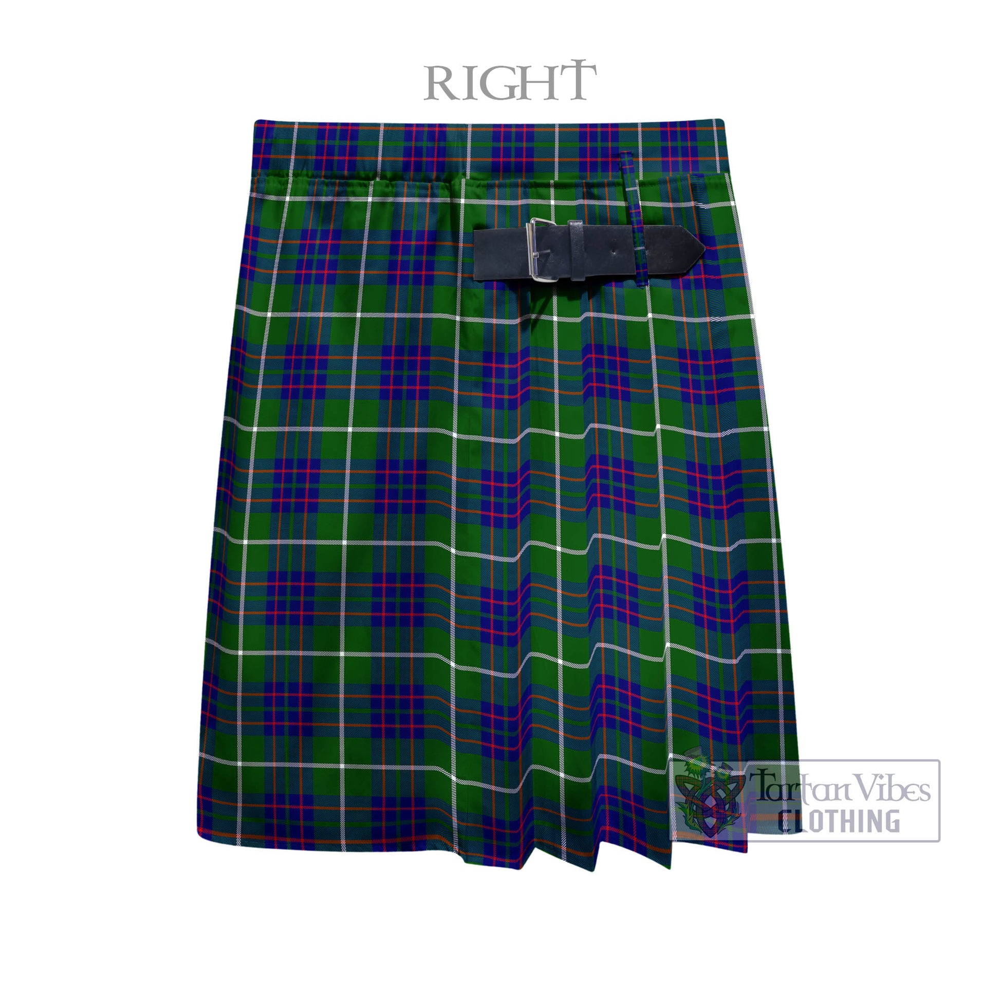 Tartan Vibes Clothing MacIntyre Hunting Modern Tartan Men's Pleated Skirt - Fashion Casual Retro Scottish Style