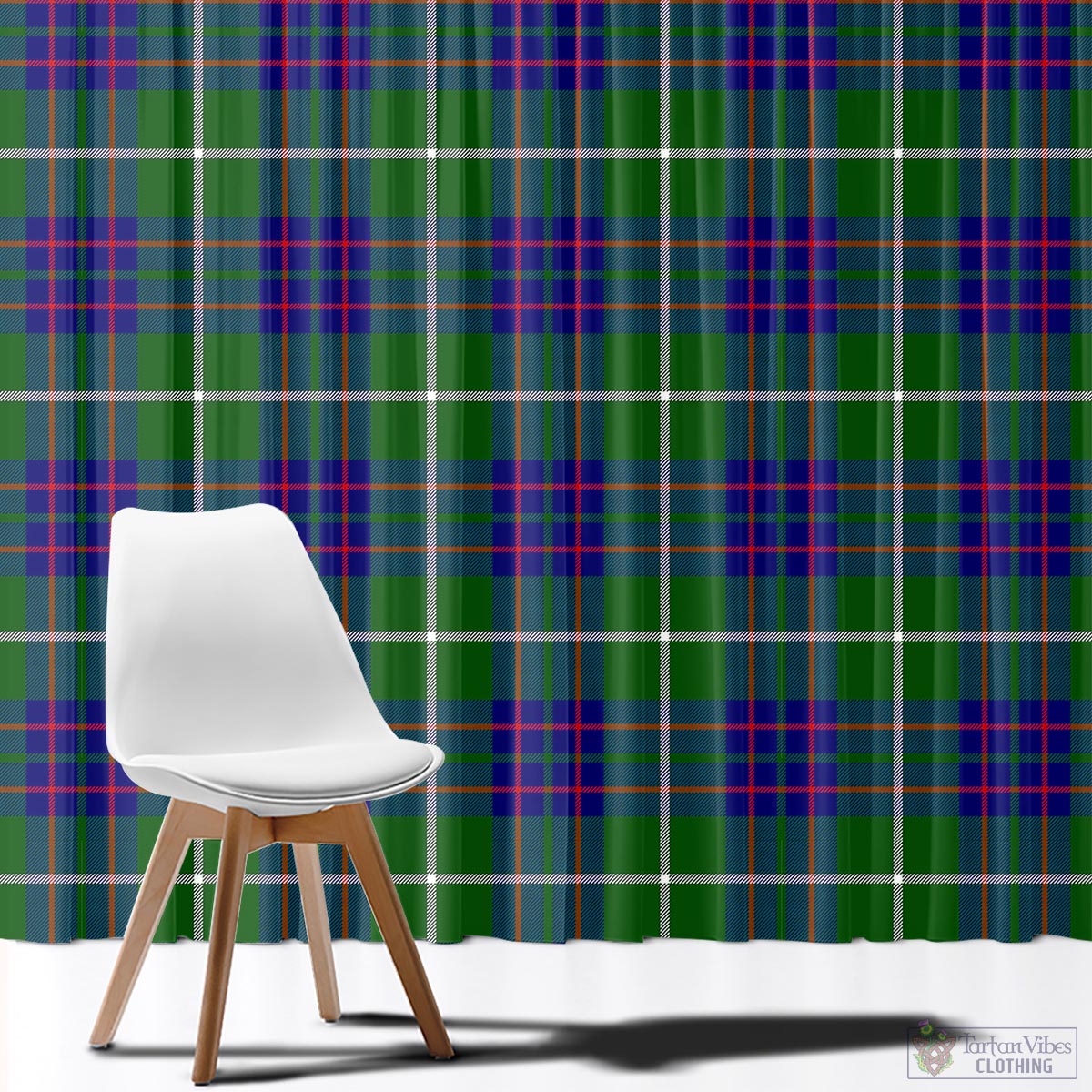 MacIntyre Hunting Modern Tartan Window Curtain