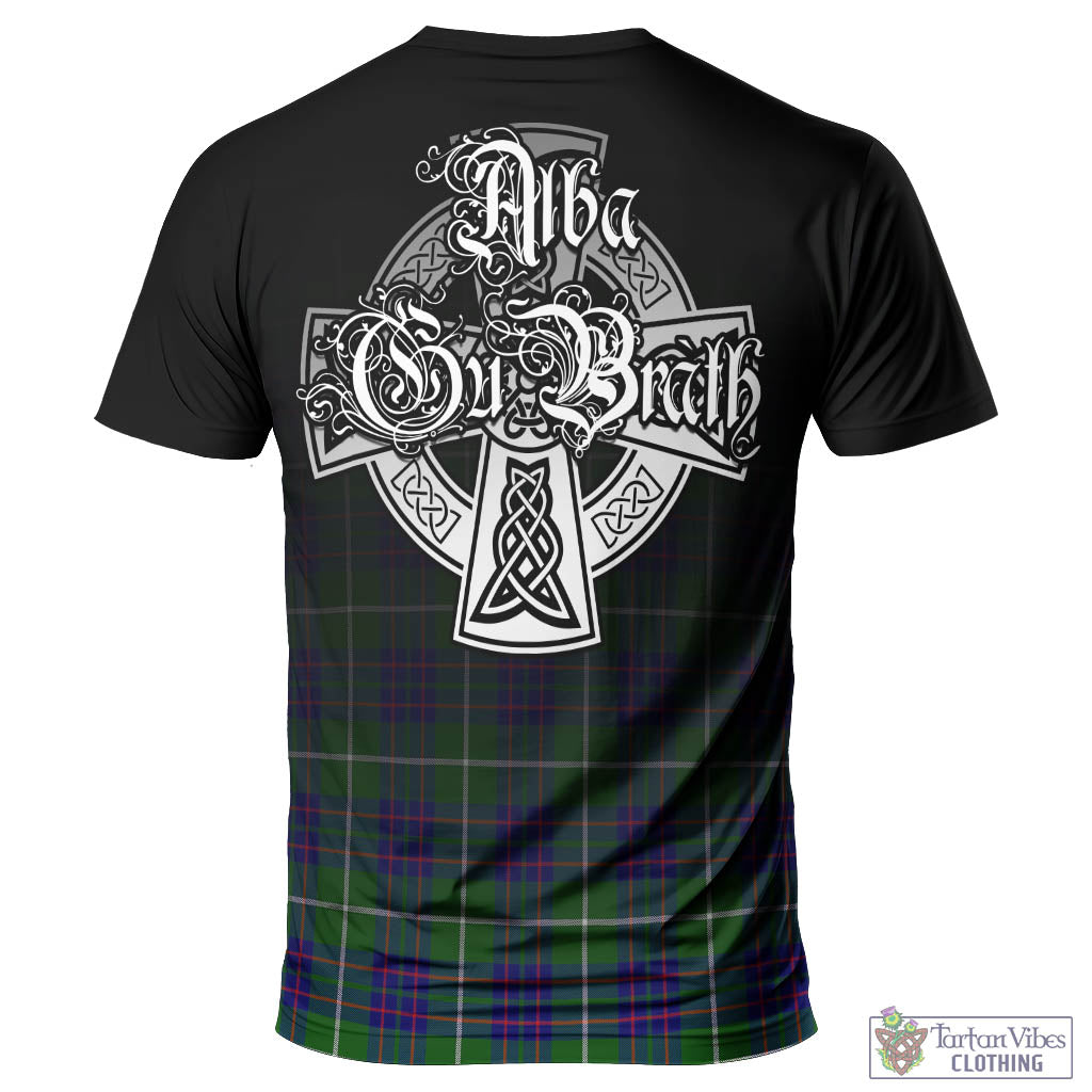 Tartan Vibes Clothing MacIntyre Hunting Modern Tartan T-Shirt Featuring Alba Gu Brath Family Crest Celtic Inspired