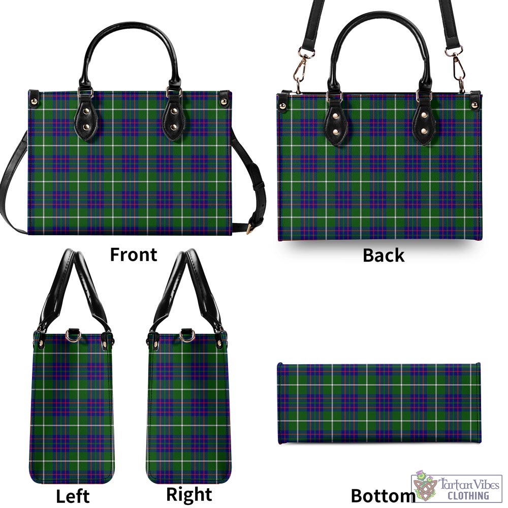 Tartan Vibes Clothing MacIntyre Hunting Modern Tartan Luxury Leather Handbags