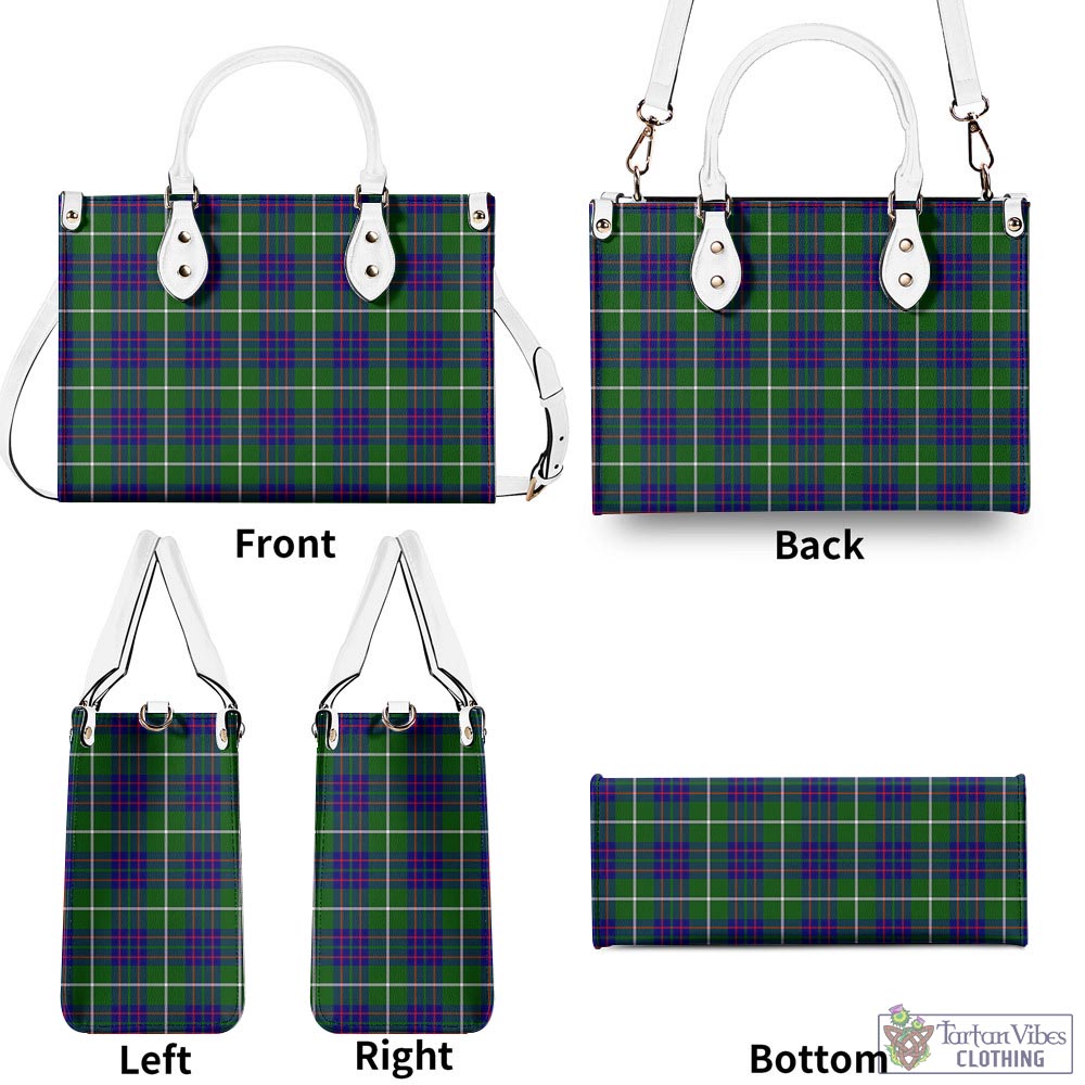 Tartan Vibes Clothing MacIntyre Hunting Modern Tartan Luxury Leather Handbags