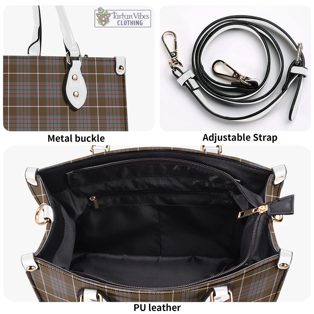 Tartan Vibes Clothing MacIntyre Hunting Weathered Tartan Luxury Leather Handbags